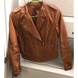 Cognac Moto Jacket